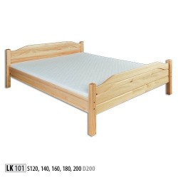 Łóżko sosnowe LK101